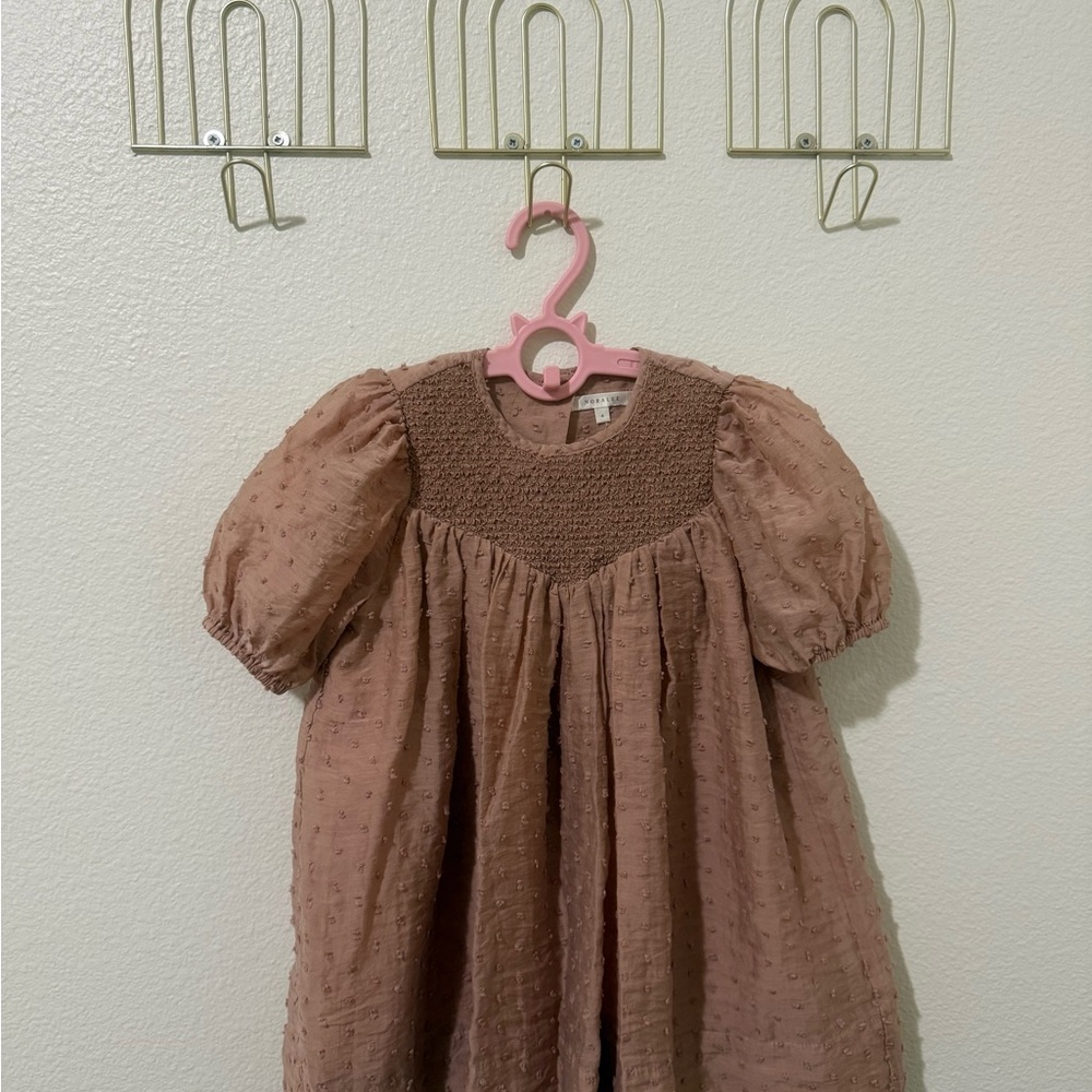 Elegant Brown Kids Formal Dress